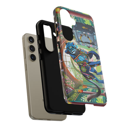 Cyber Panther's Hunt Phone Cases
