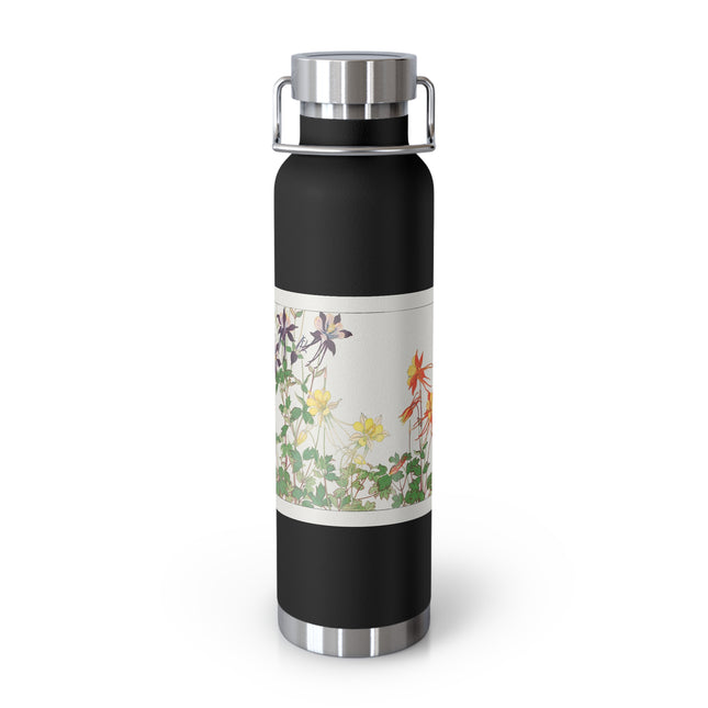 Aquilegia Flower by Tanigami Kônan Copper Vacuum Insulated Bottle, 22oz