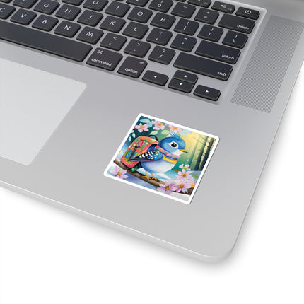 Baby Bluebird Kiss-Cut Stickers (4 Sizes)