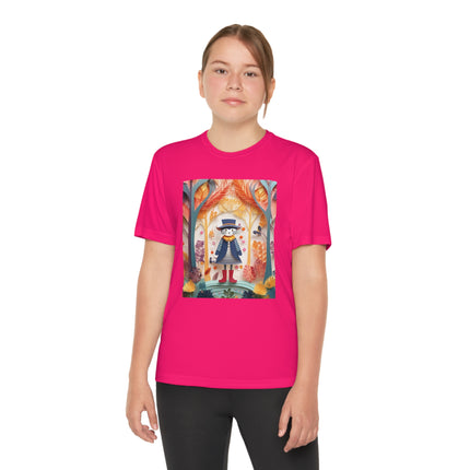 Cat in Boots in the Enchanted Forest Youth Competitor Tee