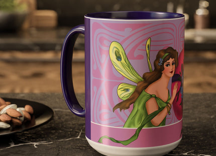The Fairy’s Blossom Colorful Mugs (11oz, 15oz)