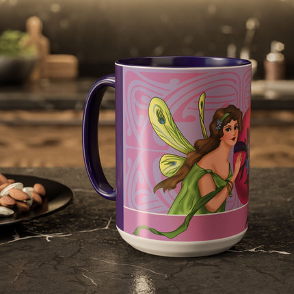 The Fairy’s Blossom Colorful Mugs (11oz, 15oz)