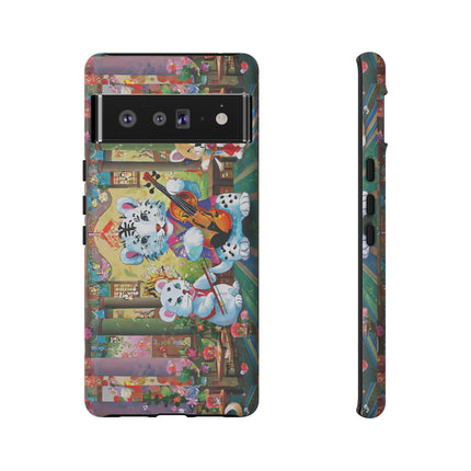 Melodies of the Snow Lion Cub Phone Cases