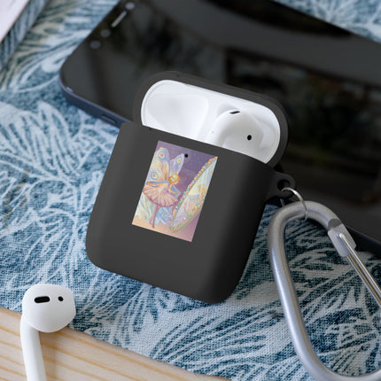 Enchanted Mirror Reflections – Pastel Fairy Art AirPods Case