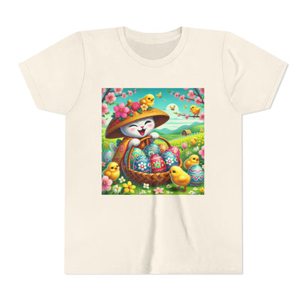 Geisha Kitten’s Easter Delight Youth Short Sleeve Tee