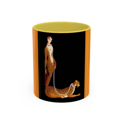 Leopard Queen Colorful Mugs – Wild Beauty & Art Deco Glamour