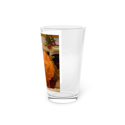 Flaming June by Frederic Leighton Glass, 16oz
