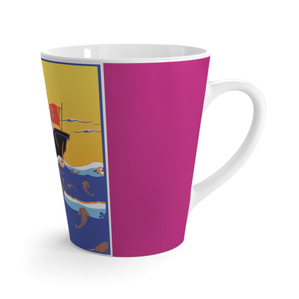 Golden Seas and Whimsical Dreams Latte Mug