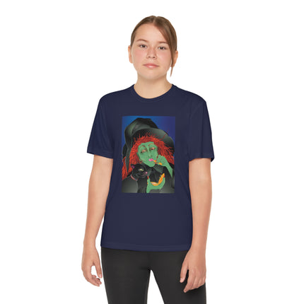 Mirror, Mirror A Witch's Touch Youth Competitor Tee