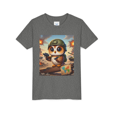 Owl on the Front Lines Youth Short Sleeve Tee