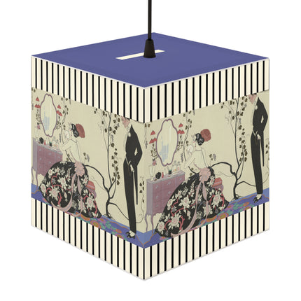 Le Grand Décolletage by George Barbier Light Cube Lamp