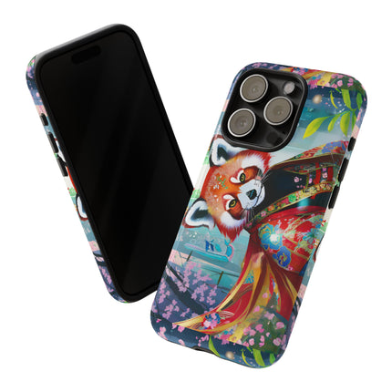 Cybernetic Red Panda Phone Cases