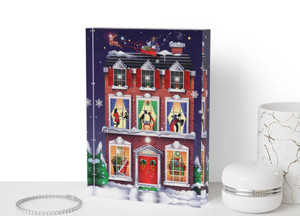 A Christmas Eve Celebration Acrylic Art Block