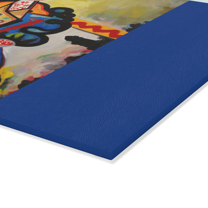 A Mulher by Amadeo de Souza-Carosa Glass Cutting Board