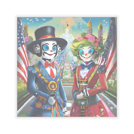 Cyber Punk Robots Kiss-Cut Stickers (4 Sizes)