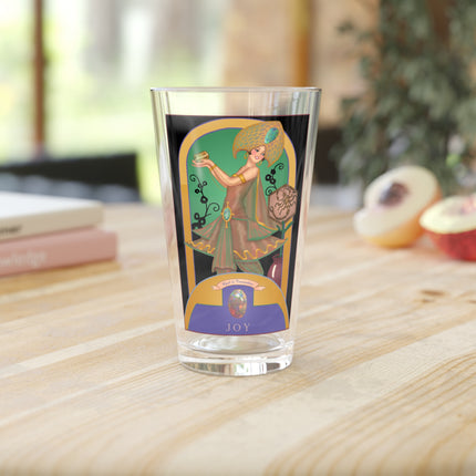 October & Opal, Tourmaline Zodiac Pint Glass