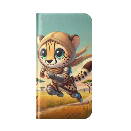 🐆⚡ Swift Cheetah Flip Case – Speed, Freedom & Untamed Adventure