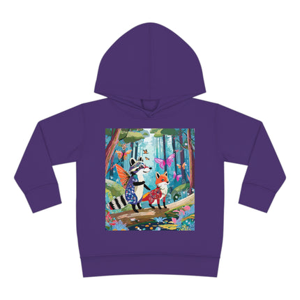 Whimsical Woodland Toddler Pullover Fleece Hoodie