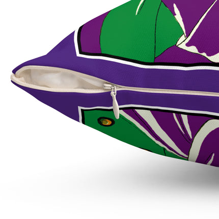 Two Pierrots Spun Polyester Square Pillow