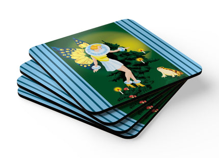 The Enchanted Encounter Corkwood Coaster Set