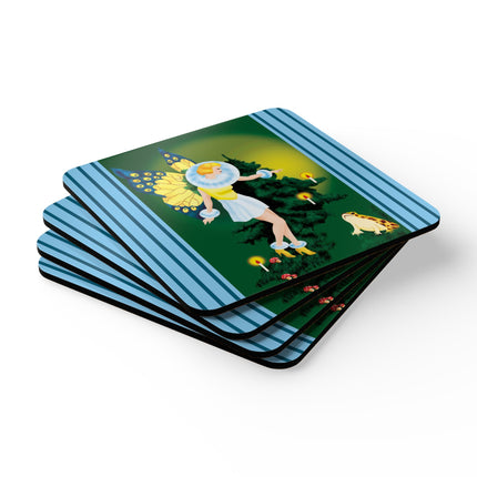 The Enchanted Encounter Corkwood Coaster Set
