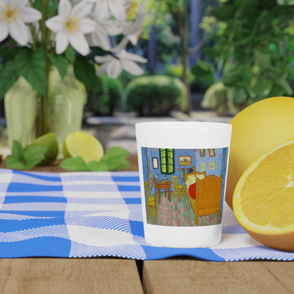 The Bedroom by Vincent Van Gogh Ceramic Shot Glass