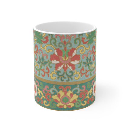 Examples of Chinese Ornament, Pl.09 by Owen Jones Ceramic Mug 11oz