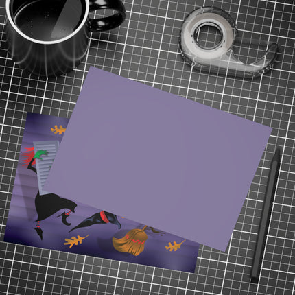 Whimsical Halloween Mischief Postcards (envelopes included) - Bundles of 10, 30, 50 Pieces