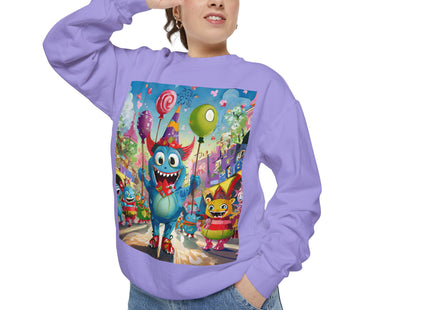 Monster Parade Madness Unisex Garment-Dyed Sweatshirt