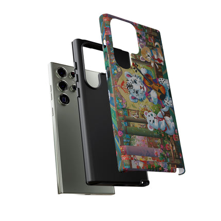 Melodies of the Snow Lion Cub Phone Cases