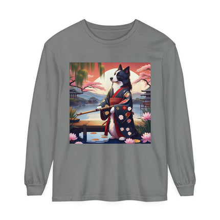 Border Collie Warrior Long Sleeve T-Shirt