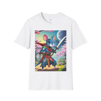 Cyber Samurai Rat Softstyle T-Shirt