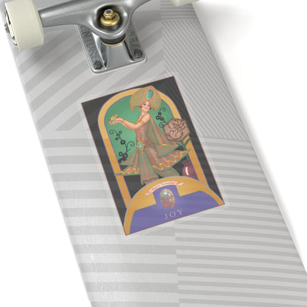 October & Opal, Tourmaline (from the Gem Series) by Sofia Chiostri Kiss-Cut Stickers (4 Sizes)