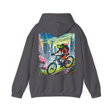 Cyberpunk Frog – Heavy Blend™ Hooded Sweatshirt