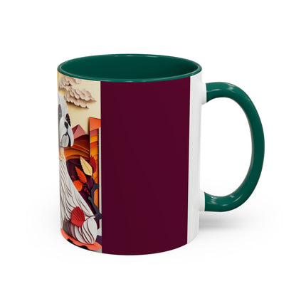 Shih Tzu at an Autumn Colorful Mugs (11oz, 15oz)