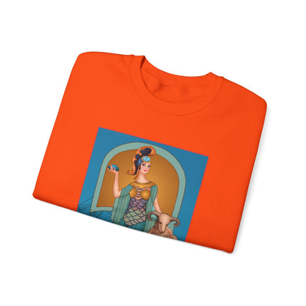March & Aquamarine (Gem Series) by Sofia Chiostri Unisex Heavy Blend™ Crewneck Sweatshirt