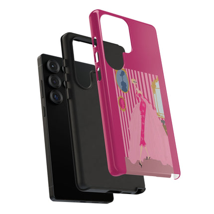 Lady in Pink Phone Case – Graceful Sophistication