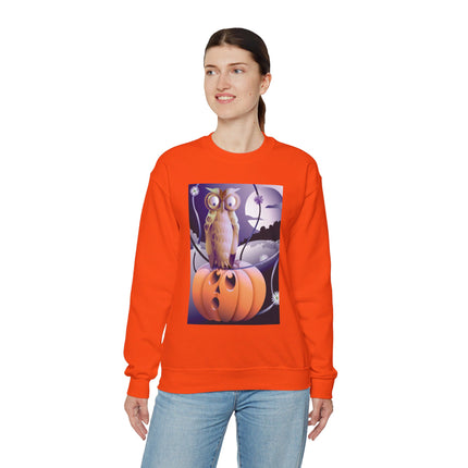 The Startled Pumpkin Unisex Heavy Blend™ Crewneck Sweatshirt
