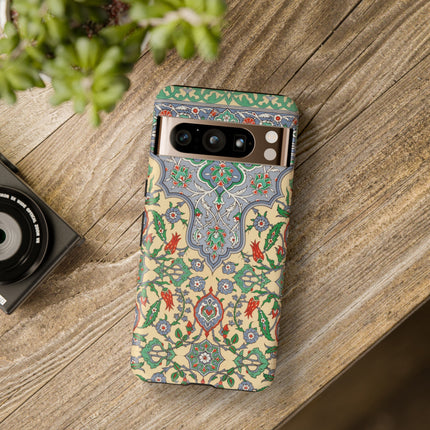 Arabic Art Pattern, Plate by Emile Prisse d’Avennes Phone Cases