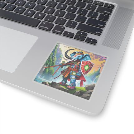 Cyberpunk Elephant Kiss-Cut Stickers (4 Sizes)
