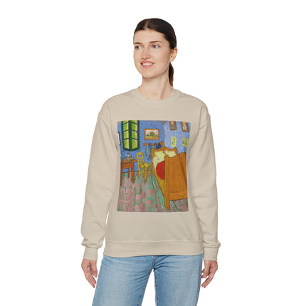The Bedroom by Vincent van Gogh Heavy Blend™ Crewneck Sweatshirt