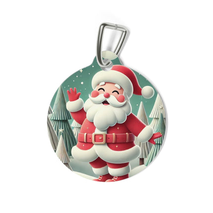 Santa's Joyful Night Pet Tag