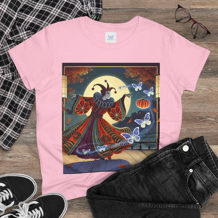 Court Magician with Ghost Butterflies Cotton Tee