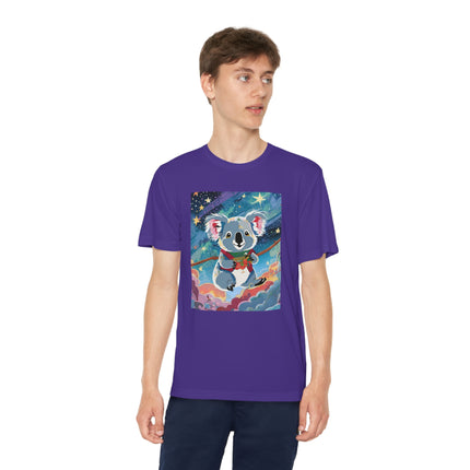 Cute Koala Youth Competitor Tee – Dreamy Skies & Whimsical Wonder