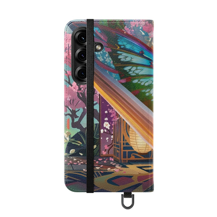 🦊🦋 Cyber Kitsune Butterfly Guardian Phone Case – Neon Magic & Digital Dreams