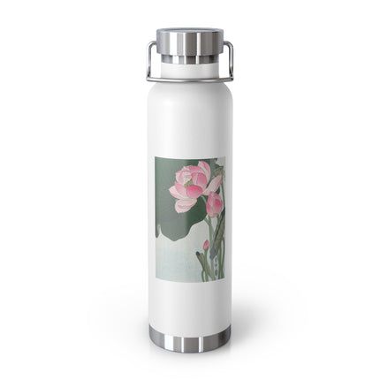 Blooming Lotus Flowers by Ohara Koson Vacuum Insulated Bottle, 22oz