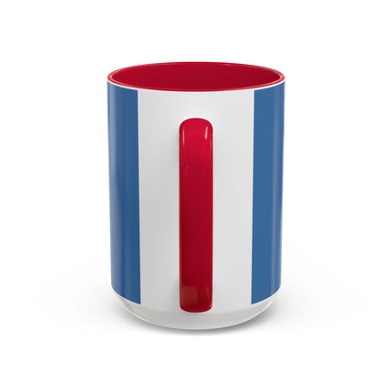 🎿🎄 The Christmas Holly Skier Colorful Mug – Whimsical Holiday Fantasy