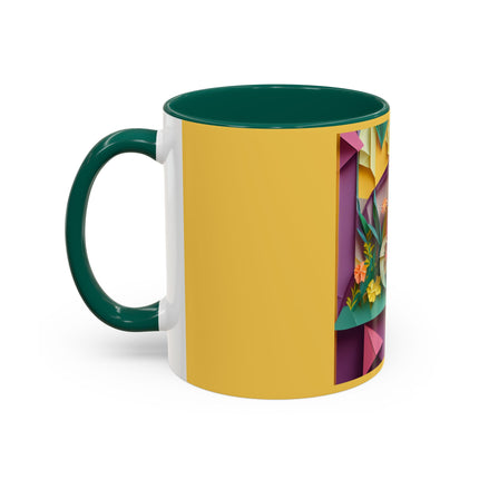 Origami Bicycle Colorful Mugs (11oz, 15oz)