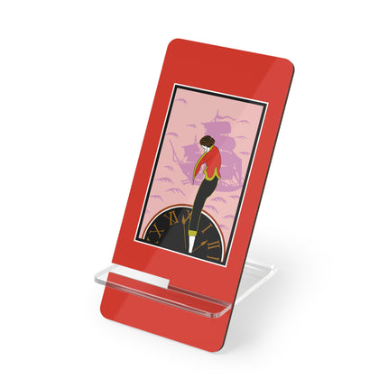 Woman Waiting for her Beloved at 1:59 by Kobayashi Kaichi Mobile Display Stand for Smartphones