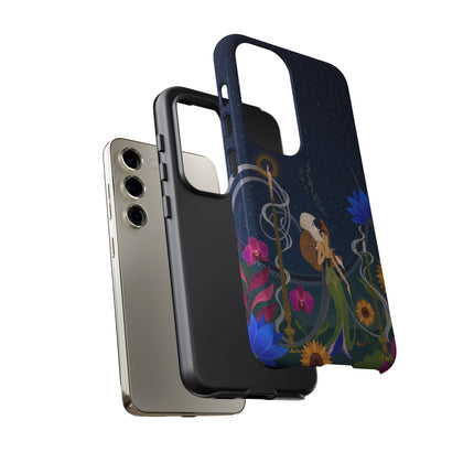 🌙🕯️ The Lady Of The Midnight Garden Phone Case – Art Deco Nocturne